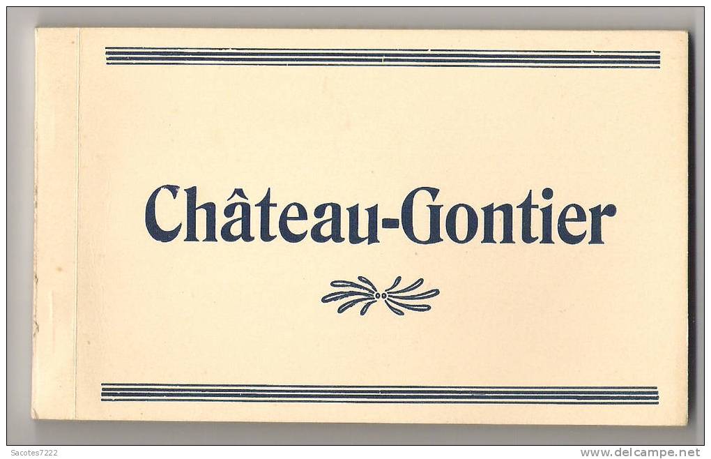 CARNET DE 10 CPA CHATEAU GONTHIER - PRIX INTERESSANT - Chateau Gontier