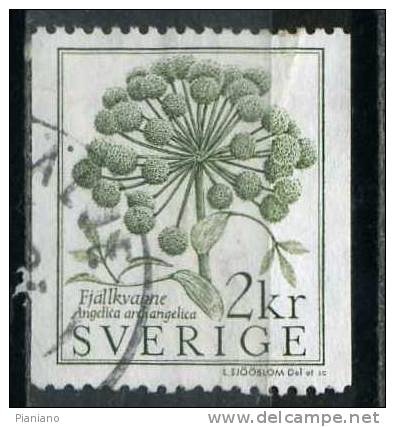 PIA - SVE - 1984 - Flore : Angelica Archangelica - (Yv 1258) - Used Stamps