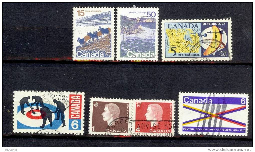 CANADA 1968 /72 PETIT LOT TB ++ - Gebruikt