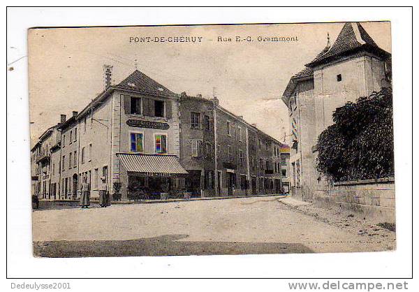 Oct7  3816401   Pont De Chéruy  Rue EG Grammont - Pont-de-Chéruy