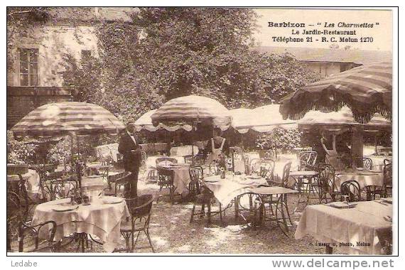 9581-BARBIZON- "les Charmettes", Le Jardin Restaurant - Barbizon