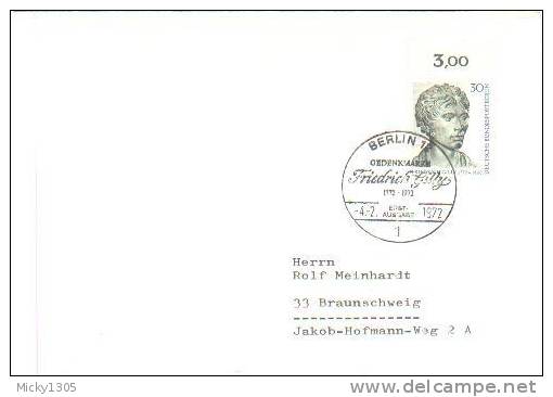 Germany / Berlin - FDC Mi-Nr 422 (U336)- - 1971-1980