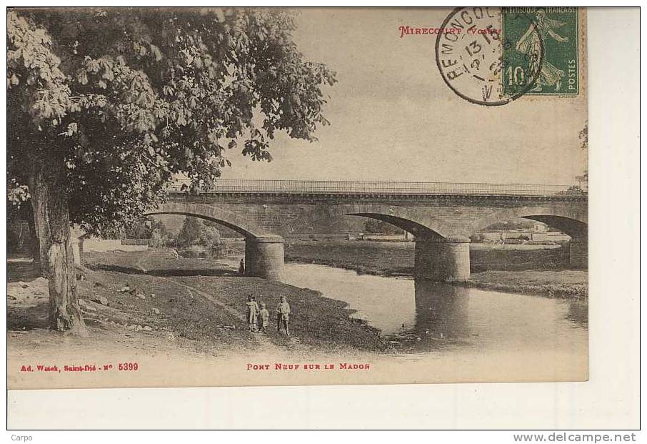 Pont Neuf Sur Le Madon. - Mirecourt