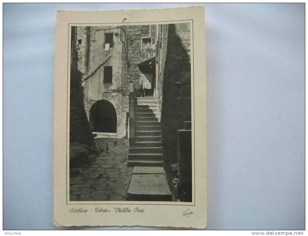 CARTE POSTALE DE FRANCE DEPARTEMENT DE LA CORSE 20 DANS LE VIEUX SARTENE   SUPERBE !!! 1959 - Sartene