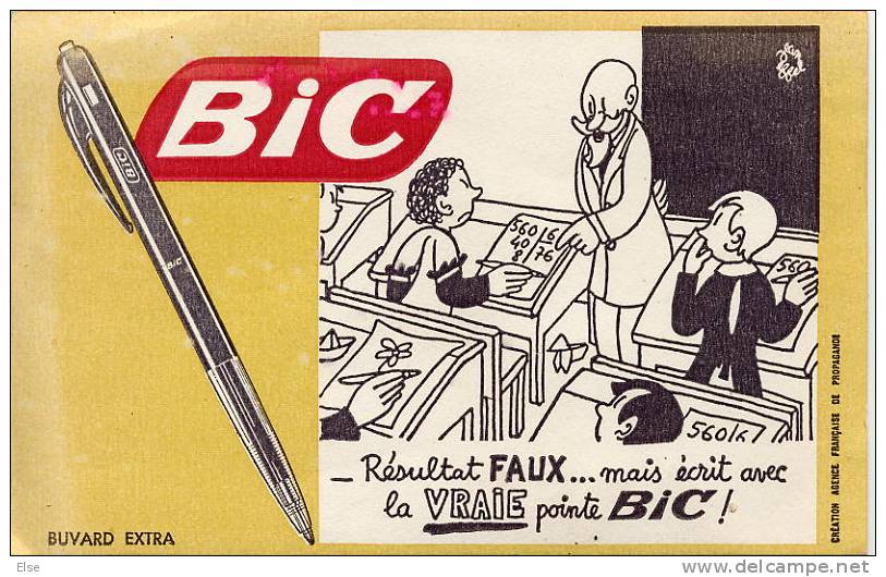 BIC  -  ILLUSTRATION DE JEAN EFFEL - B