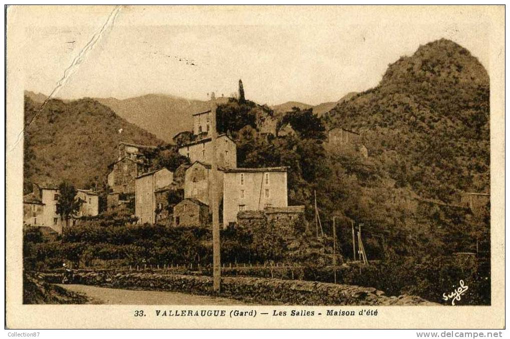 30 - GARD - VALLERAUGE - LES SALLES - MAISON D'ETE - Valleraugue