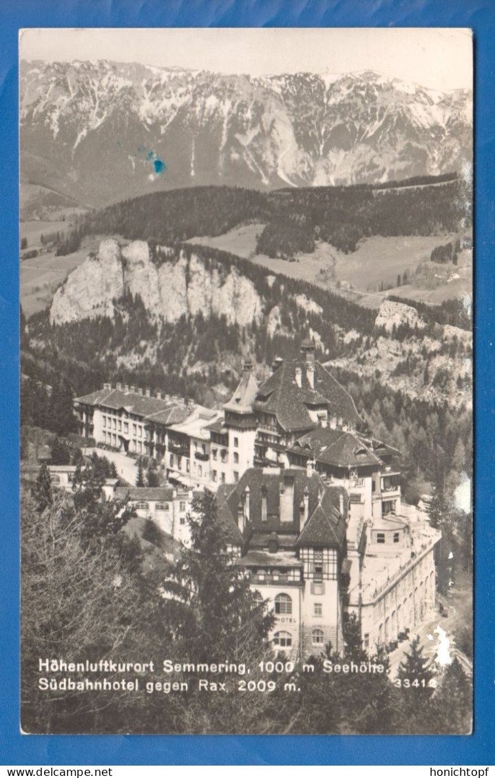 Österreich; Semmering; Südbahnhotel; 1942 Feldpost - Semmering