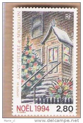 Timbre Noël 1994 St Pierre Et Miquelon - Religieux