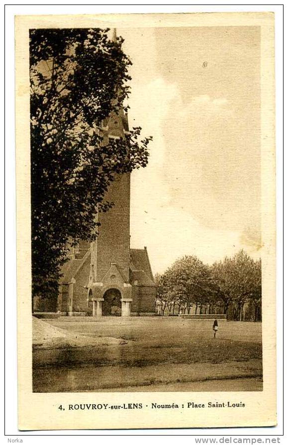 62 - ROUVROY SUR LENS. Place Saint Louis. - Autres & Non Classés