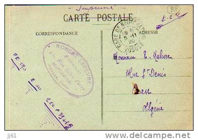 Neufchateau Collége Avec Cachet Au Dos Et Signature Robert Lefevre Et Superbe Timbre Rare D'échangiste Carte Postale TBE - Neufchateau