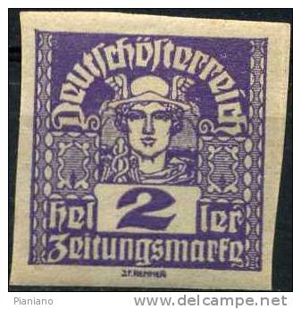 PIA - AUS - 1920-21 - Francobollo Per Giornali - (Yv G 36) - Dagbladen