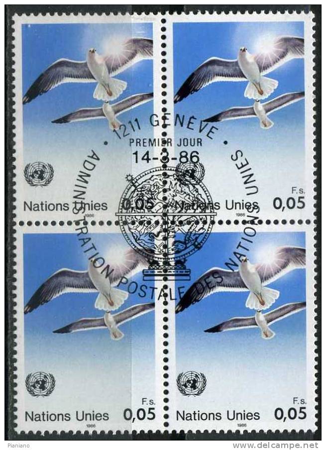 PIA - ONG - 1986 - Francobollo Ordinario - (Yv 138 X 4) - Used Stamps