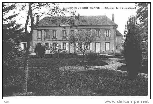 89Z73-VSY-16 - VILLENEUVE-SUR-YONNE - Chateau De Buisson-Souëf - Villeneuve-sur-Yonne