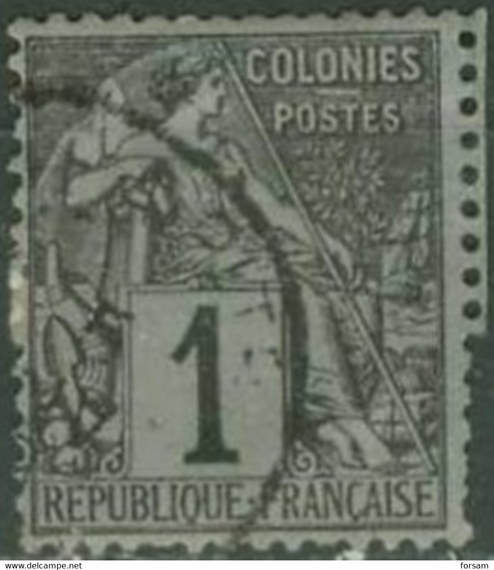 FRANCE COLONIES..1881/86..Michel # 45...used. - Used Stamps