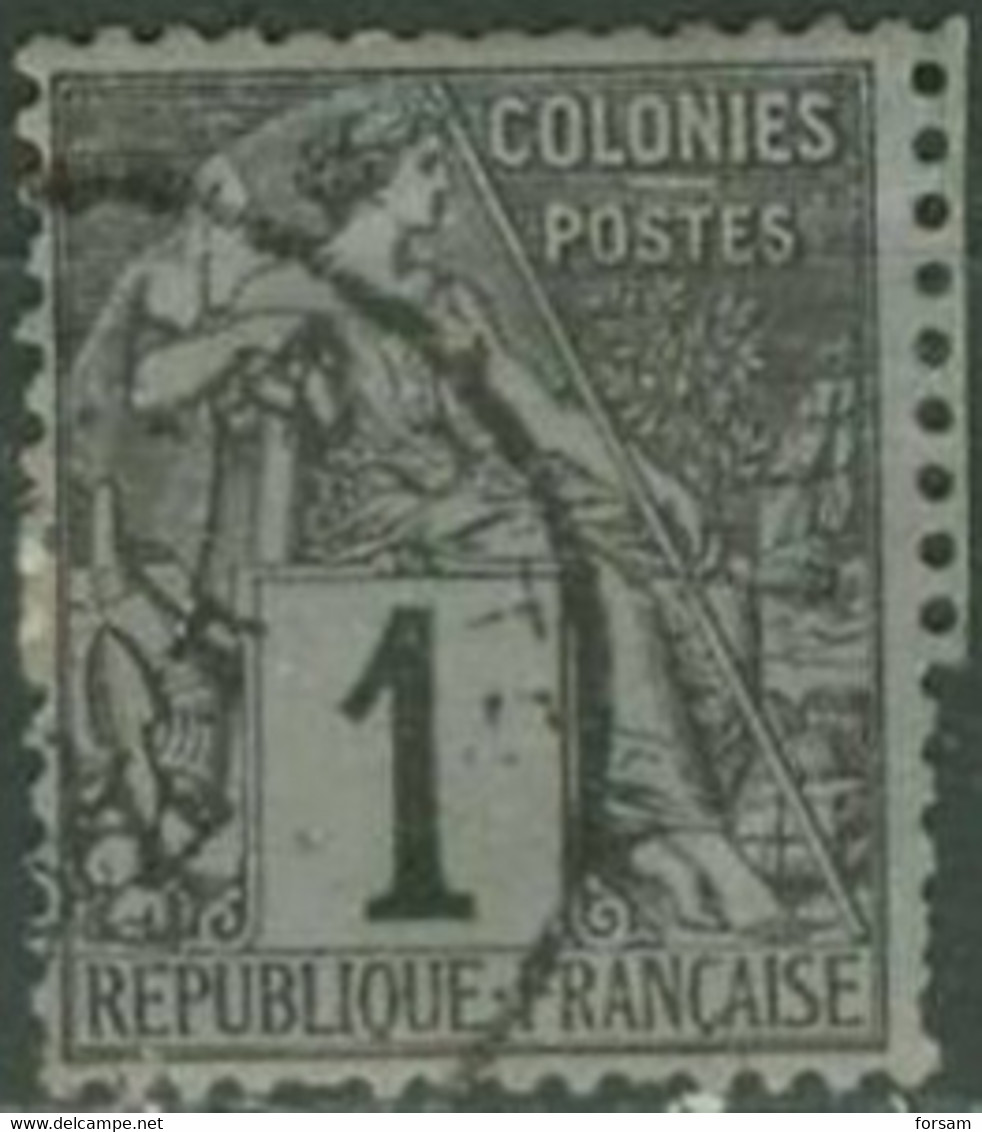 FRANCE COLONIES..1881/86..Michel # 45...used. - Gebraucht