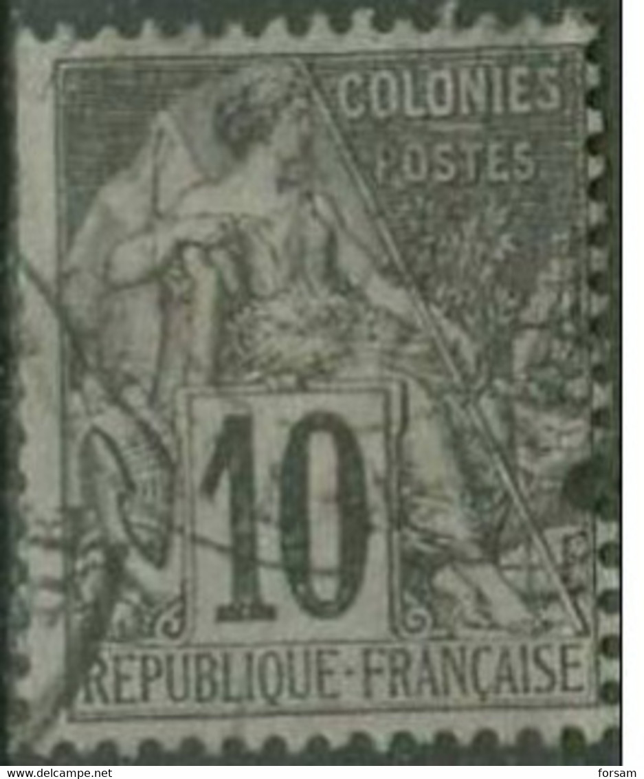 FRANCE COLONIES..1881/86..Michel # 49...used. - Gebraucht