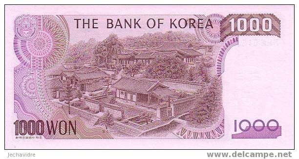 COREE DU SUD   1 000 Won  NON Daté (1983)   Pick 47     ***** BILLET  NEUF ***** - Corea Del Sud