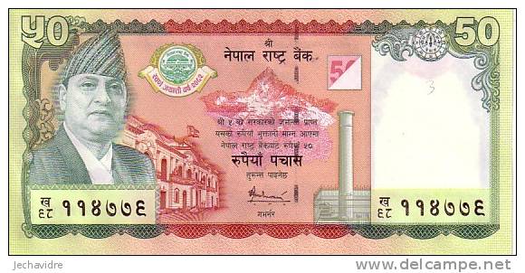 NEPAL  50 Rupees  Bank Golden Jubilee 2005   ***** BILLET  NEUF ***** - Nepal