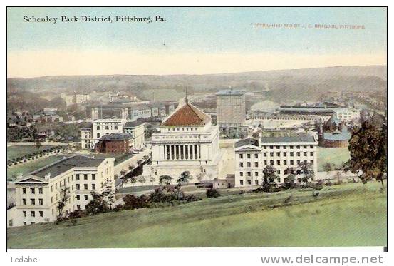 9609- Schenley Park District, Pittsburg -1910 - Pittsburgh