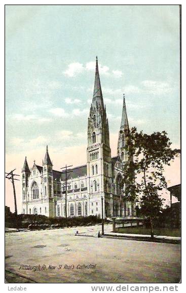 9606- New St Paul's Cathédral, Pittsburg -1910 - Pittsburgh
