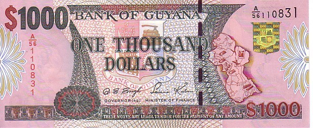 GUYANA   1 000 Dollars  Non Daté (2002)   Pick 34     ***** BILLET  NEUF ***** - Guyana