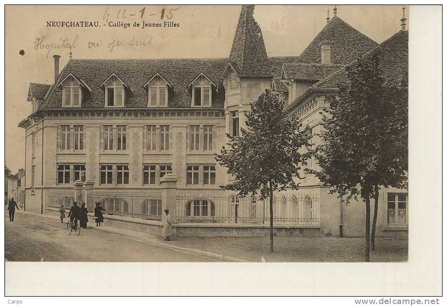 NEUFCHATEAU - Collège De Jeunes Filles. - Neufchateau