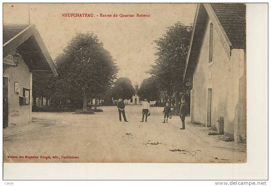 NEUFCHATEAU - Entrée Du Quartier Rebeval.(caserne,militaire) - Neufchateau