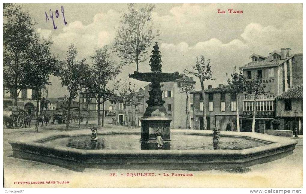 81 - TARN - GRAULHET - LA FONTAINE - PHOTO LABOUCHE N° 78 Autre Plan - Graulhet