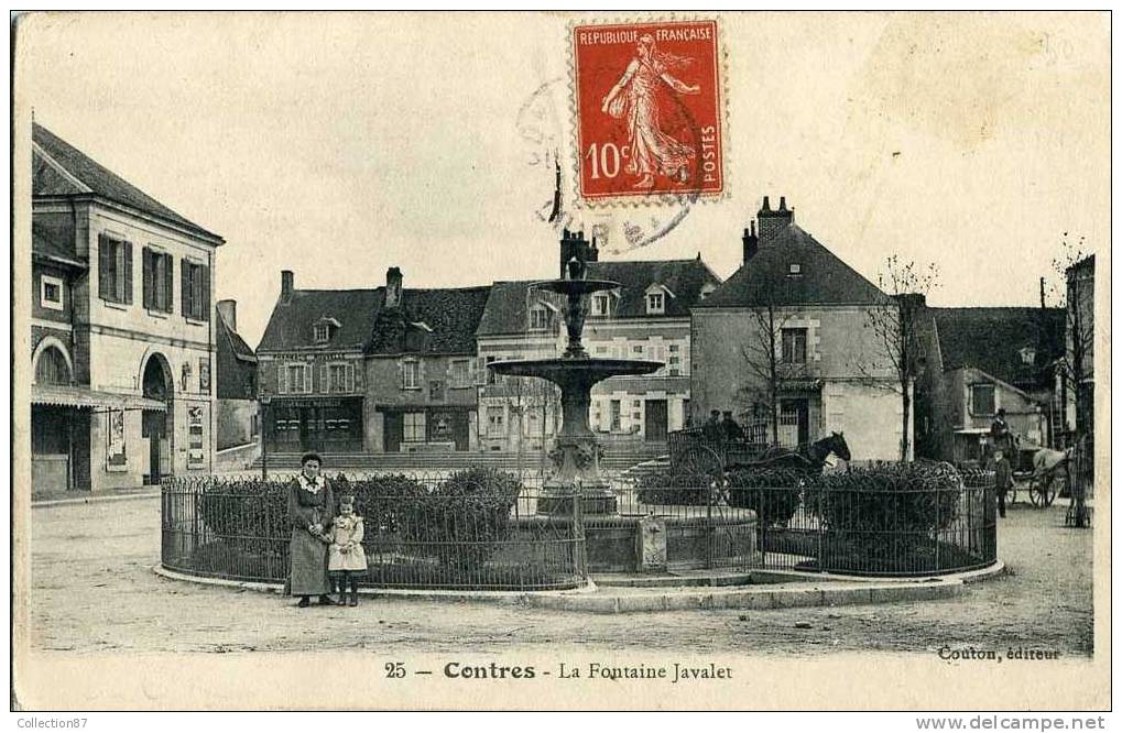 41 - LOIR Et CHER - CONTRES - LA FONTAINE JAVALET - COUTON EDITEUR N°25 - Contres