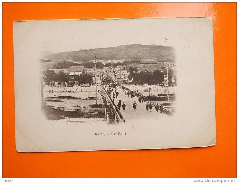 KYOTO Kioto Tha Bridge Children  Japan Japon  Cca 1900-  D2082 - Kyoto