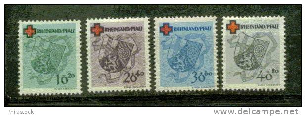 ALLEMAGNE RHENO-PALATIN N° 41 A 44 ** - Rhine-Palatinate