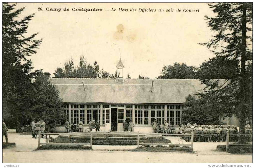 56 Camp De Coëtquidan Mess Des Officiers  Superbe - Guer Coetquidan