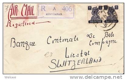 Iu042/  INDIEN -  Spätverwendung Georg VI, 1949, . - Lettres & Documents