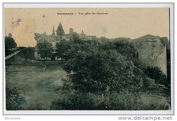 Cpa PARTHENAY Vue Des Garennes - Parthenay