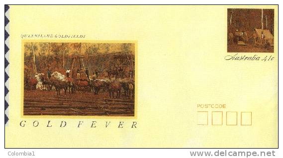 AUSTRALIE Entier Postal 41c Goldfever 2 - Entiers Postaux