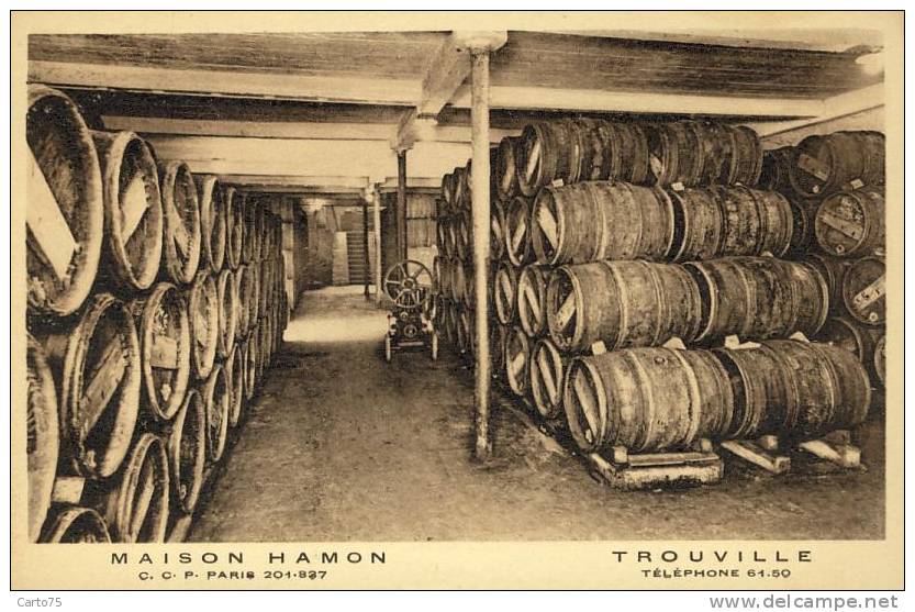 TROUVILLE 14 - Maison Hamon - Barils - Vin - Viticulture - Trouville