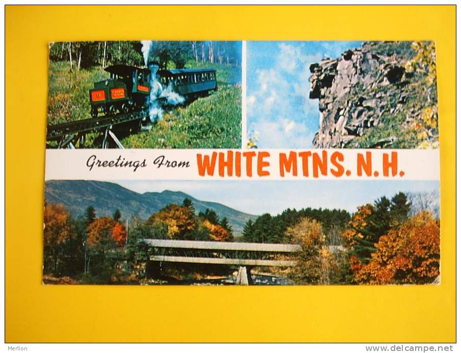 White Mountains New Hampshire USA  1958  Sent To Hungary  D2250 - White Mountains