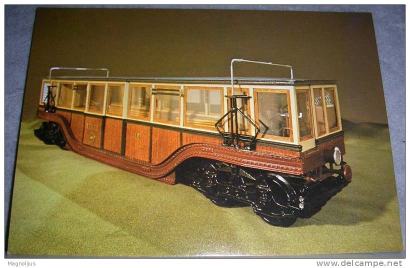 Train,Underground,Railway,Modell,Panelled Motor,postcard - Métro