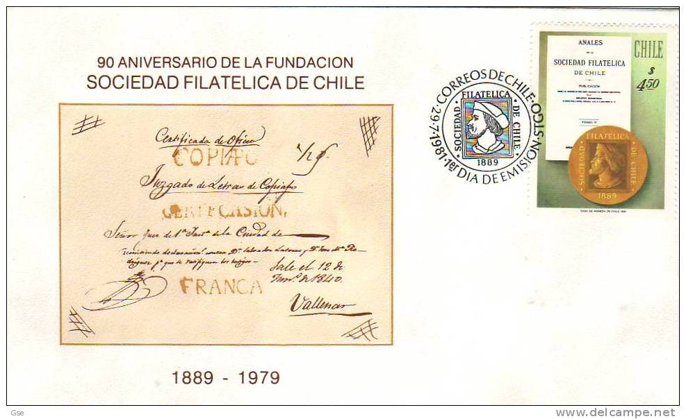 CILE 1981 - FDC - Yvert 568 - Annullo Speciale Illustrato - Colombo - Christoffel Columbus