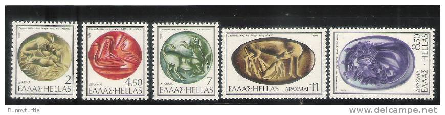 Greece 1976 Creto-Mycenaean Engraved Seals MNH - Unused Stamps