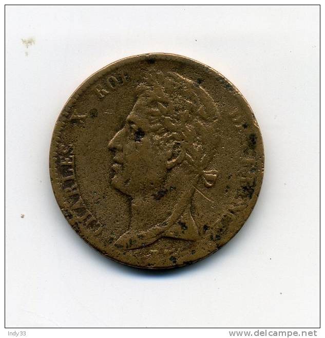 - 5 CENTIMES CHARLES X 1829 - Sonstige & Ohne Zuordnung