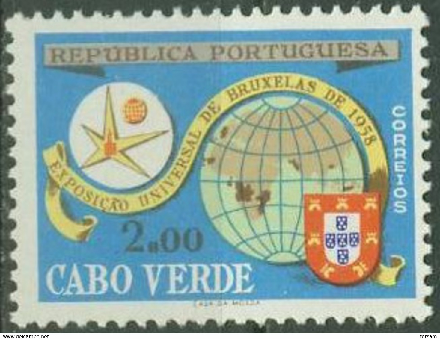 CAPE VERDE..1958..Michel# 305...MNH. - Cape Verde