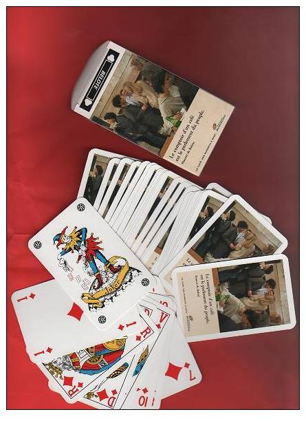 Jeu De 32 Cartes + Joker Belote France Boissons - Cartes à Jouer Classiques