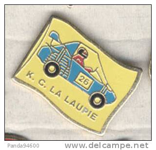 Karting Club La Laupie (Drome 26) Pilote Dans Sa Voiture - Car Racing - F1