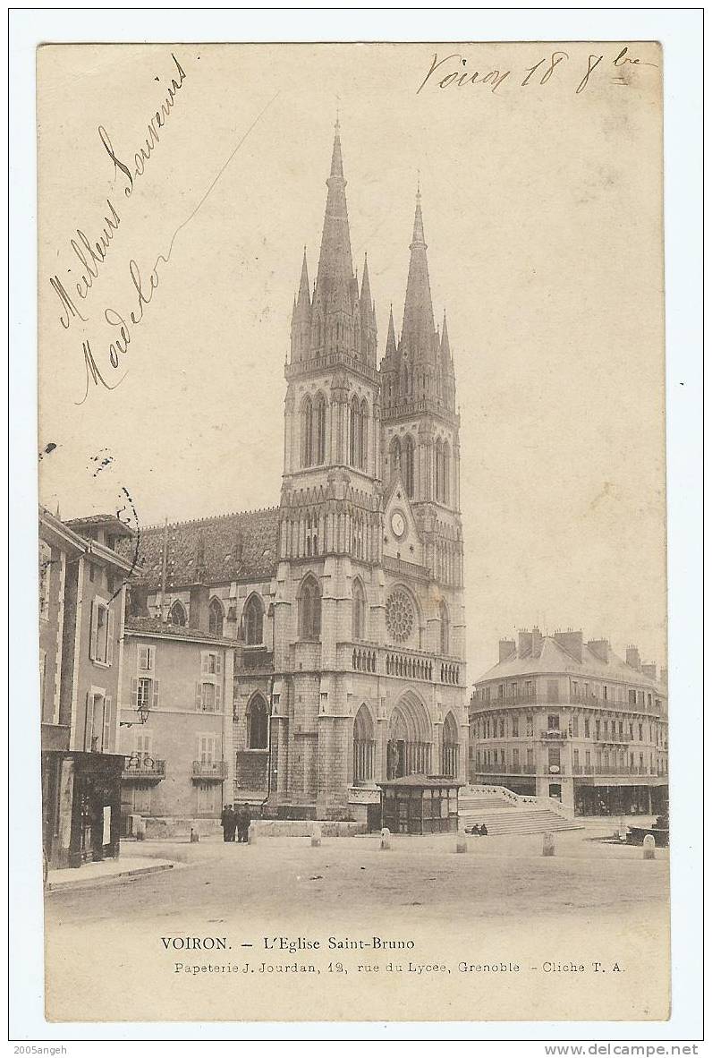 38 Dép.- Voiron.- L'Eglise Saint-Bruno. - Voiron