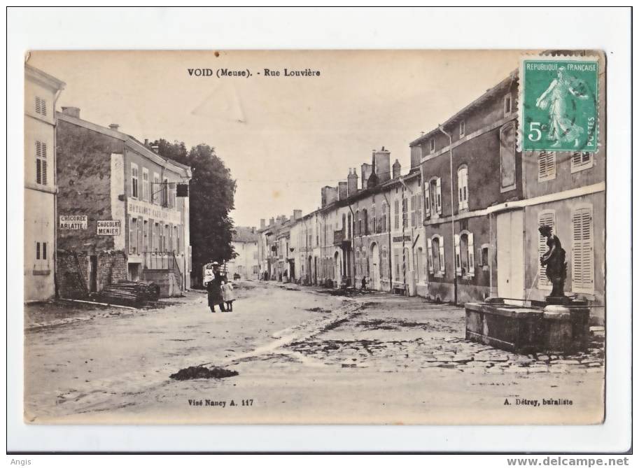 CPA---55-----  VOID----RUE LOUVIERE - Dun Sur Meuse