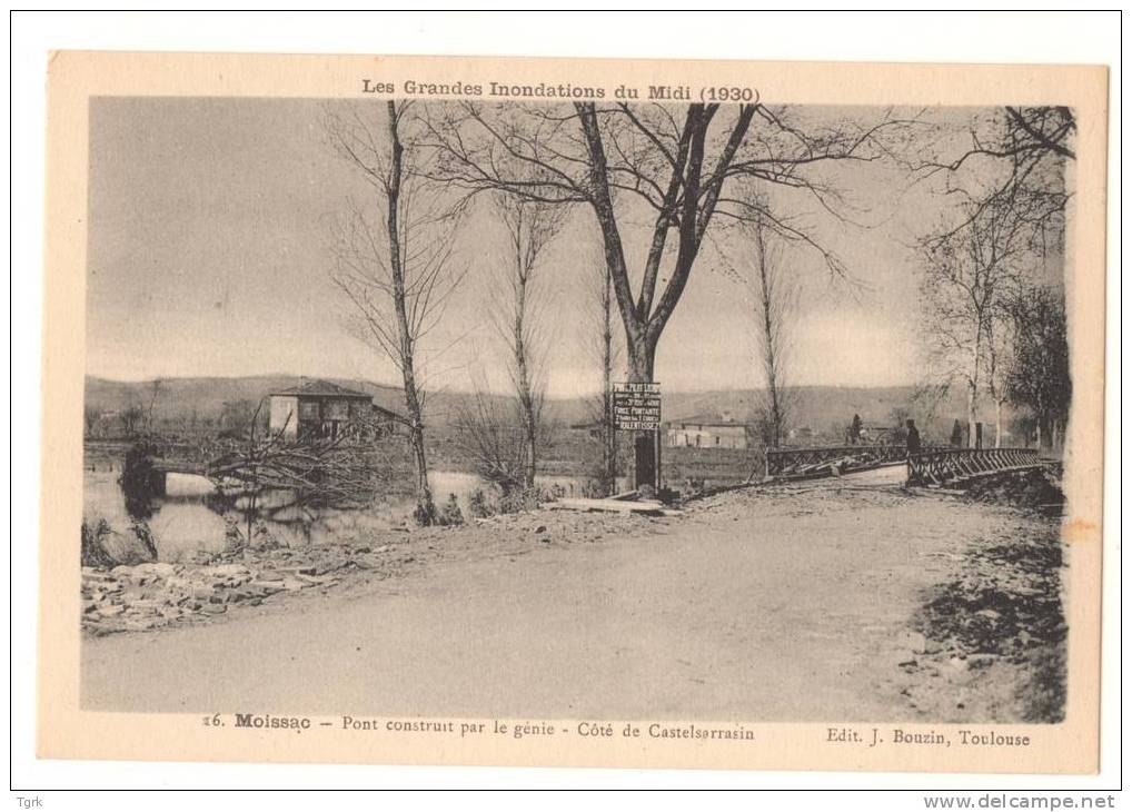 Moissac Le Pont Construit Par Le Génie Côté De Castelsarrasin - Moissac