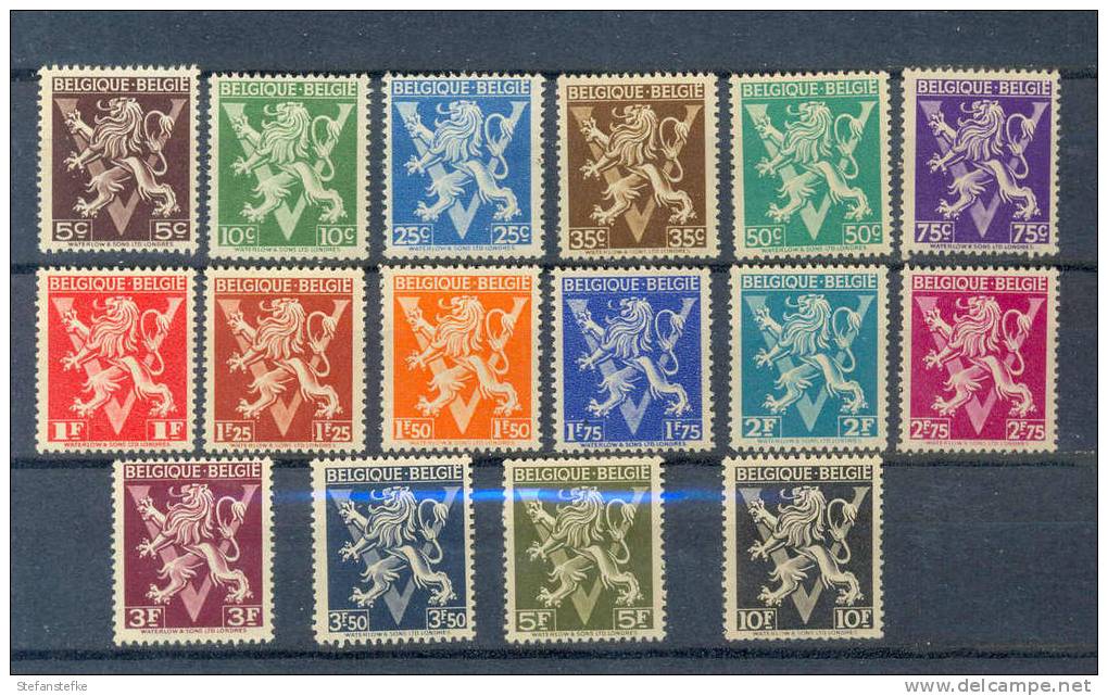 Belgie Ocb Nr : 674  - 689  **  (zie Scan Als Voorbeeld) - Unused Stamps