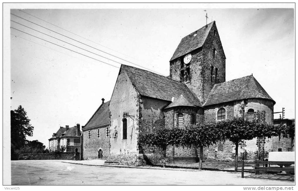 Brulon. L Eglise.( Style Roman).sarthe - Brulon