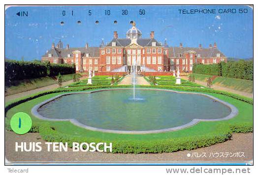 HUIS TEN BOSCH Telecarte Japonaise Netherlands Related (1) - Autres & Non Classés